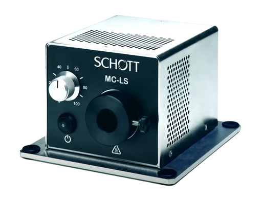 SCHOTT A20990 MC-LS LED Fiber Optic Light Source Illuminator front view