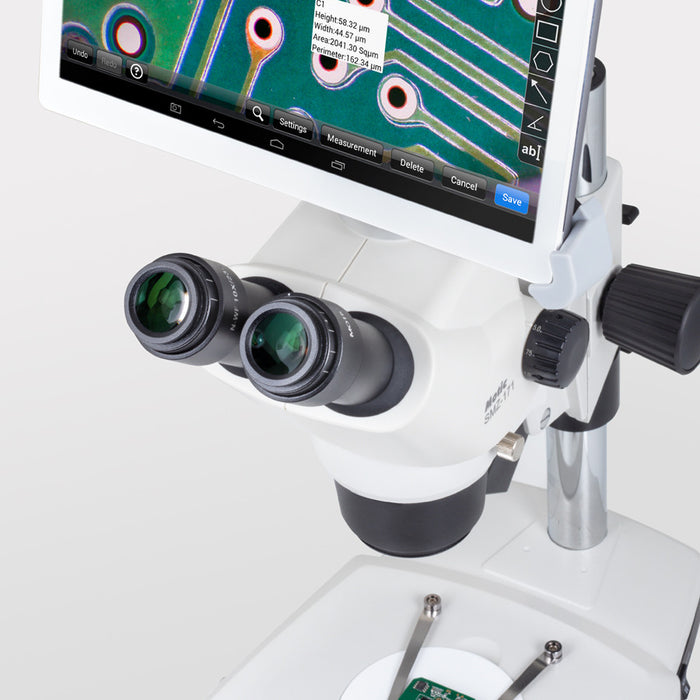 Moticam BTi10 WiFi Tablet Camera 10 Inch on stereo microscope