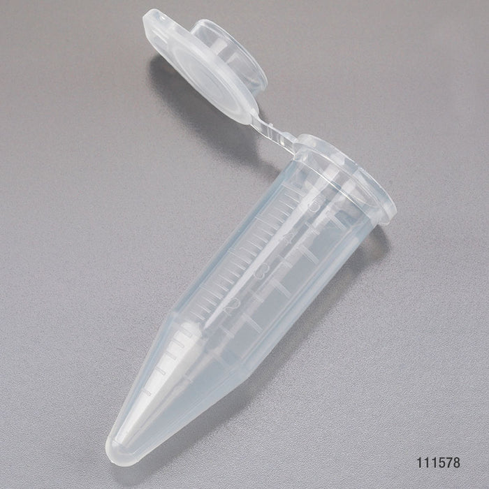 Diamond Midi Centrifuge Tube, 5.0mL, PP Clear Box of QTY 200