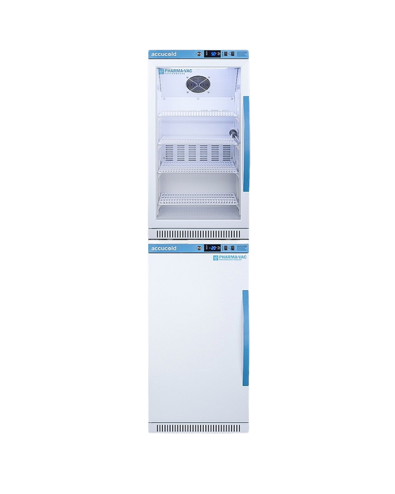 Accucold 20" Wide Performance Series All-Refrigerator/All-Freezer -  ARG31PVBIADA-AFZ2PVBIADASTACKLHD
