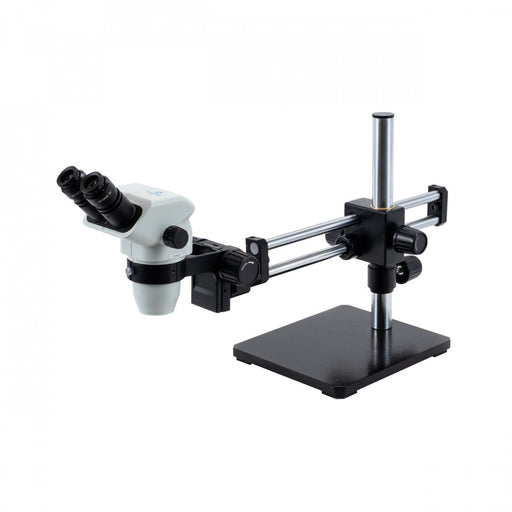 Accu-Scope 3075 Binocular Zoom Stereo Microscope on Ball Bearing Boom Stand