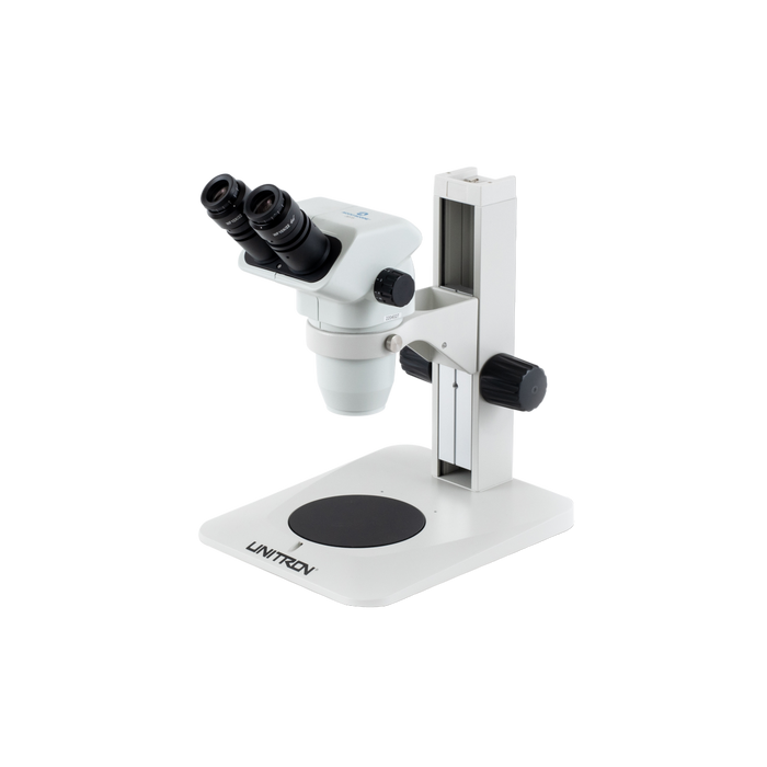 Accu-Scope 3075 Binocular Zoom Stereo Microscope on Plain Focusing Stand 