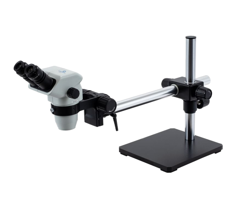 Accu-Scope 3075 Binocular Zoom Stereo Microscope on Boom Stand