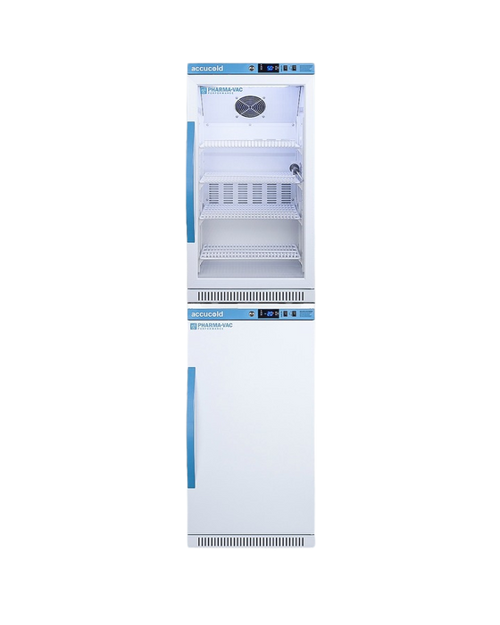 Accucold 20" Wide Performance Series All-Refrigerator/All-Freezer - ARG31PVBIADA-AFZ2PVBIADASTACK