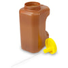 24 Hour Urine Collection Container, 3 Liter, Amber