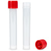 16x101mm tube, separate red screwcap