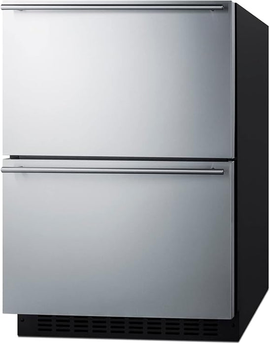 Accucold 24" Wide 2-Drawer All-Refrigerator ADA Compliant (Panels Not Included) ADRD241PNR