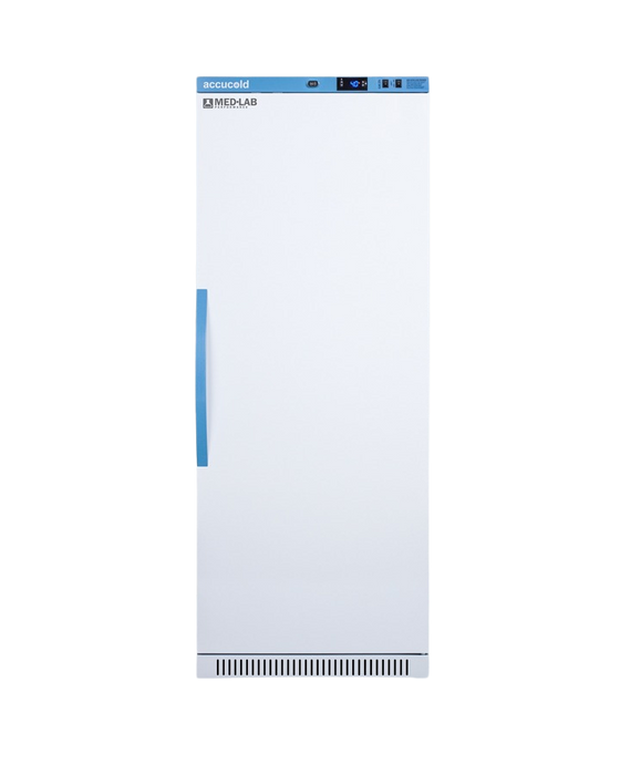 Accucold Laboratory Refrigerator, 12 Cu.Ft., Solid Door, Removable Drawers - ARS12MLDR