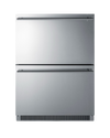 Accucold 24" Wide 2-Drawer All-Freezer, ADA Compliant - ADFD2D24