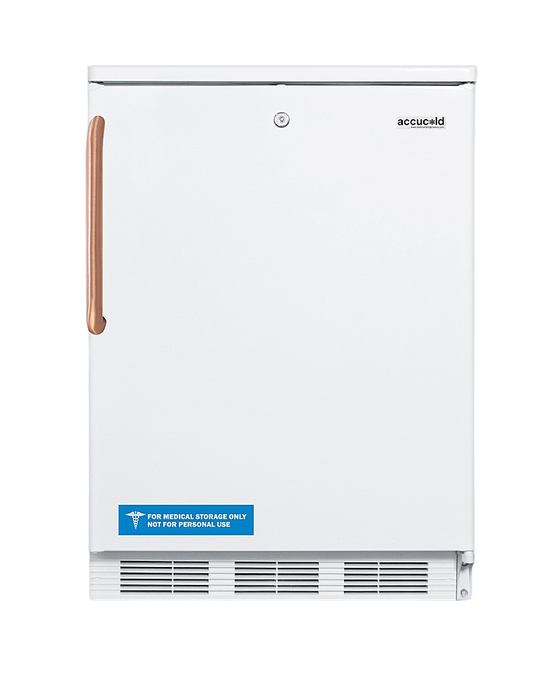 Accucold 24" Wide All-Refrigerator with Antimicrobial Pure Copper Handle - FF6LWTBC