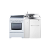 Accucold 54" Wide All-in-One Kitchenette with Electric Range - ACK54ELSTW