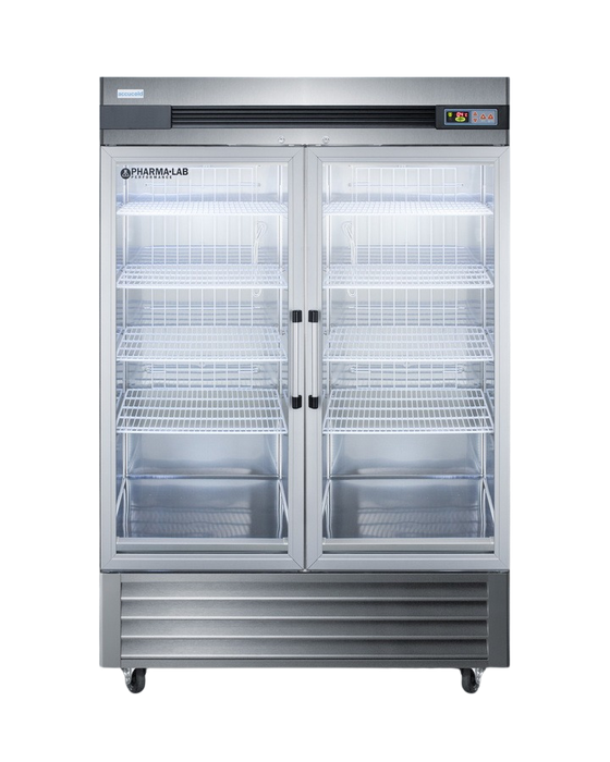 Accucold 49 Cu.Ft. Glass Double Door Upright Pharmacy Refrigerator - ARG49ML