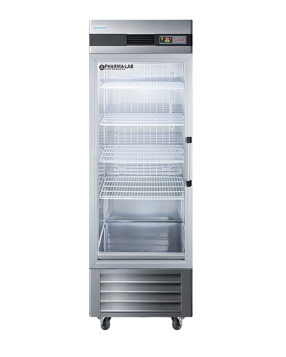 Accucold 23 Cu.Ft. Left-Hand Glass Door Upright Pharmacy Refrigerator - ARG23MLLH