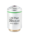 Motic LM PLAN 20X NA 0.4/WD 8.1 for AE2000MET