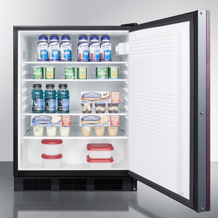 Accucold 24" Wide Built-In All-Refrigerator, ADA Compliant (Panel Not Included) - AL752BKBIIF