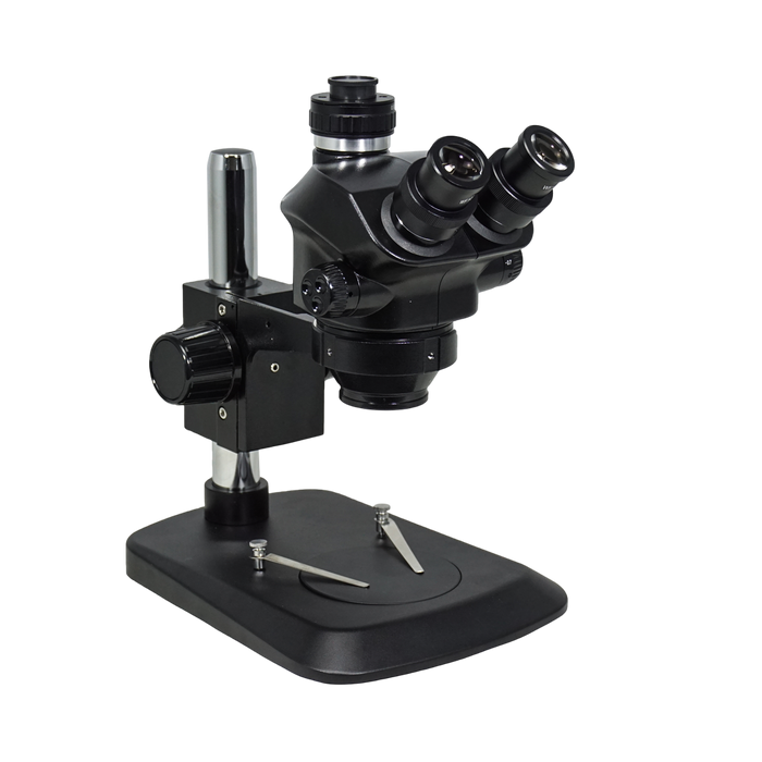 7–50× ESD-Safe Binocular Zoom Stereo Microscope with Post Stand