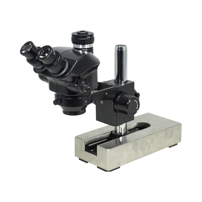 7–50× ESD-Safe Binocular Zoom Stereo Microscope with Gliding Base Stand