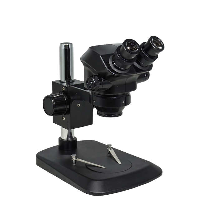 7–50× ESD-Safe Binocular Zoom Stereo Microscope with Post Stand