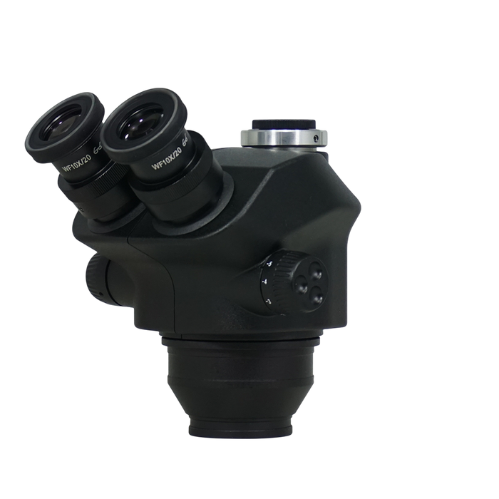 7–50× ESD-Safe Binocular Zoom Stereo Microscope Head (76 mm Mount)