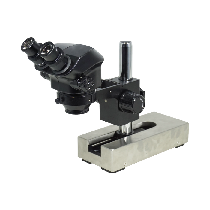 7–50× ESD-Safe Binocular Zoom Stereo Microscope with Gliding Base Stand