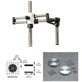Diagnostic Instruments SMS20-19-TM Heavy Duty Ball Bearing Boom Stand for Nikon Stereo Microscopes with Table Mount