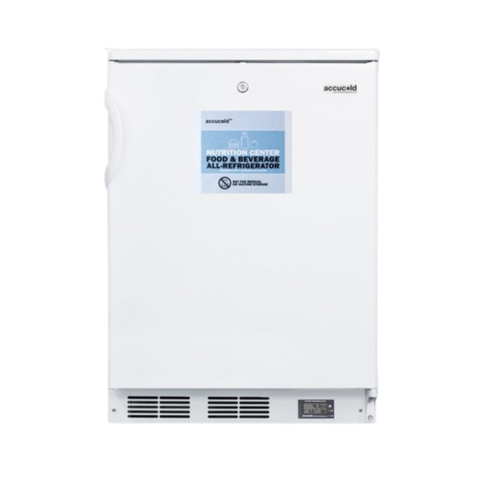 Accucold 5.5 Cu.Ft. All-Refrigerator 24" Wide Solid Door FF6LW7NZ