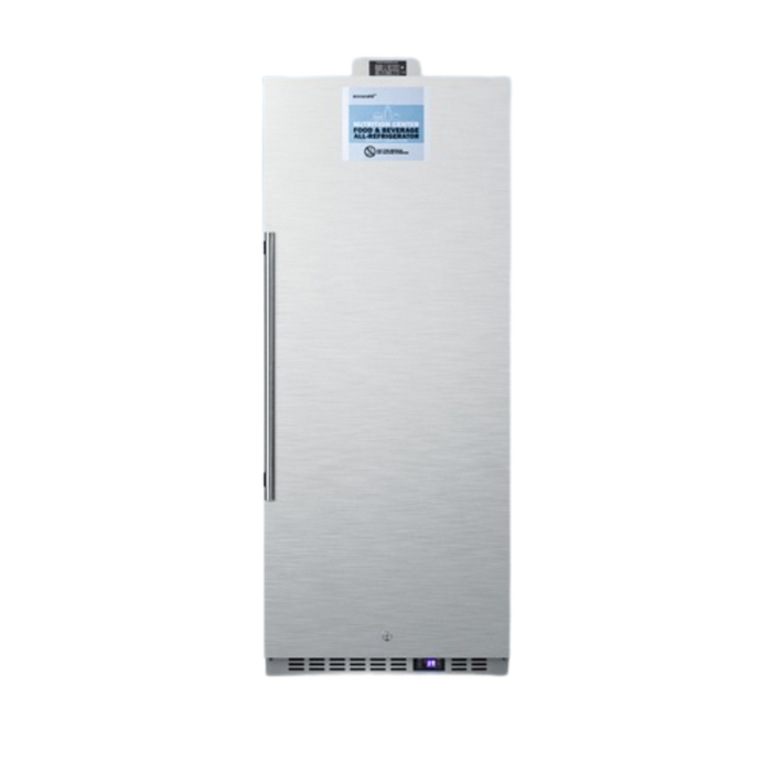 Accucold 10.1 Cu.Ft. All-Refrigerator 24" Wide Digital Temp Display FFAR121SSNZ