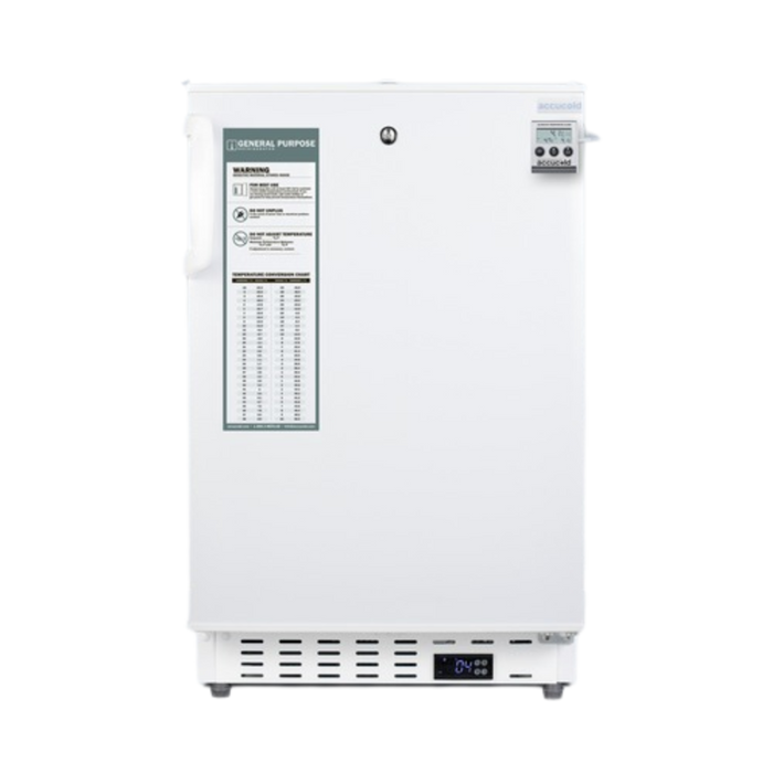 Accucold 20" Wide Built-In Healthcare All-Refrigerator ADA Compliant ADA404REFCAL