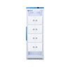 Accucold Upright Lab Refrigerator 15 Cu.Ft. Interior Lockers Glass Door ARG15MLLOCKER