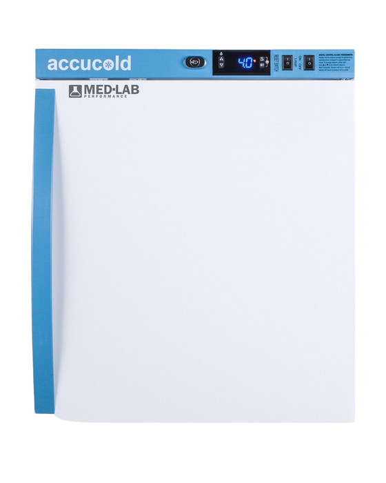Accucold Compact Laboratory Refrigerator, 1 Cu.Ft., Solid Door - ARS1ML