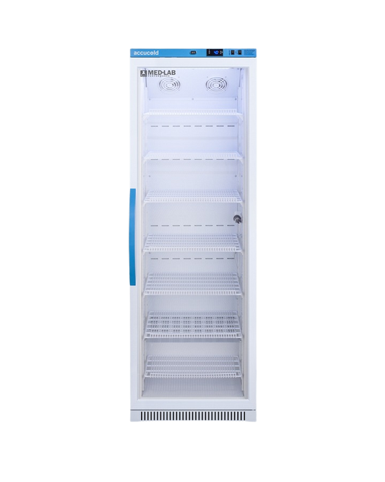 Accucold Upright Laboratory Refrigerator, 15 Cu.Ft., Glass Door - ARG15ML