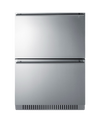 Accucold 24" Wide 2-Drawer All-Freezer, ADA Compliant - ADFD243CSS