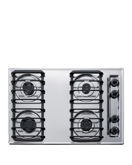 Accucold 30" Wide 4-Burner Gas Cooktop - ZTL053S