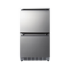Accucold 18" Wide Outdoor 2-Drawer All-Refrigerator ADA Compliant - ADRD18OS