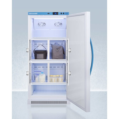 Accucold MOMCUBE™ Breast Milk Refrigerator 8 Cu.Ft. Interior Locking Compartments ARS8MLMCLK