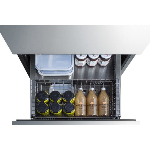Accucold 24" Wide 2-Drawer All-Refrigerator ADA Compliant ADRD24