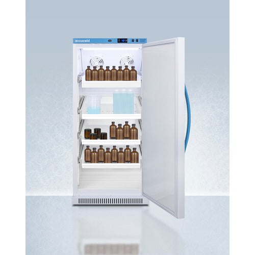 Accucold Laboratory Refrigerator, 8 Cu.Ft., Solid Door, Removable Drawers - ARS8MLDR