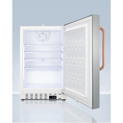 Accucold 21" Wide Built-In Healthcare All-Refrigerator ADA Compliant ADA404REFSSTBC