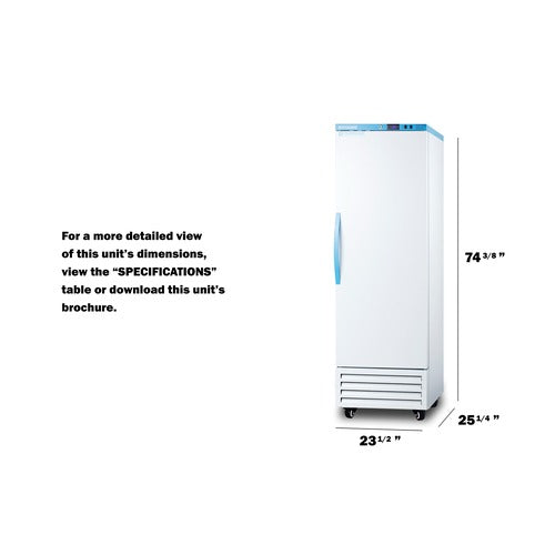 Accucold 9.53 Cu. Ft. Upright Vaccine All-Freezer AFS14PVDL2B