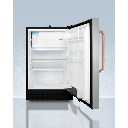 Accucold 21" Wide Built-in Refrigerator-Freezer ADA Compliant ADA302BRFZSSTBC