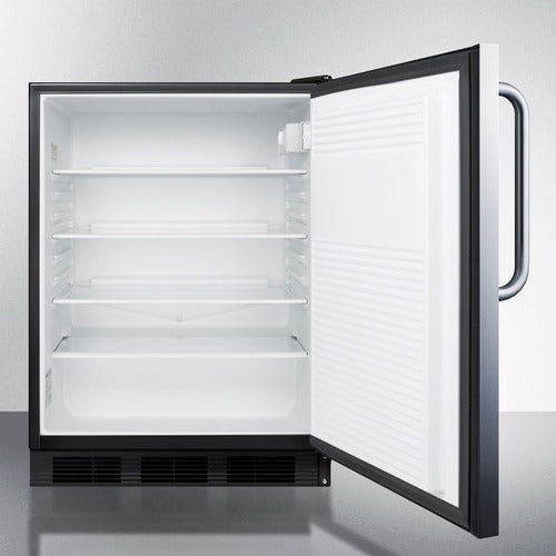 Accucold 24" Wide Built-In All-Refrigerator ADA Compliant AL752BKCSS