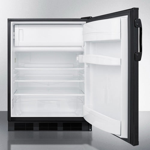 Accucold 24" Wide Refrigerator-Freezer ADA Compliant AL652BK