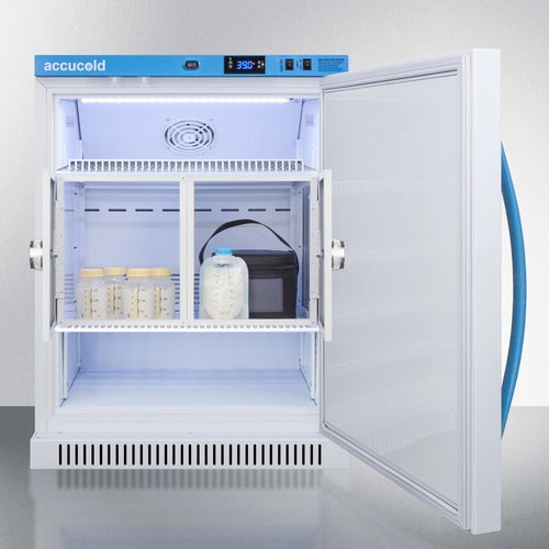 Accucold 6 Cu.Ft. Momcube Breast Milk Refrigerator ADA Height - MLRS6MCLK