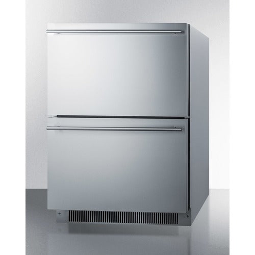 Accucold 24" Wide 2-Drawer All-Refrigerator ADA Compliant ADRD24