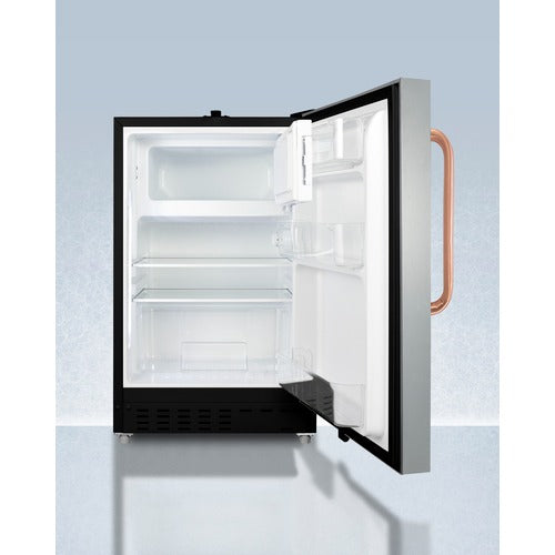 Accucold 21" Wide Built-in Refrigerator-Freezer ADA Compliant ADA302BRFZSSTBC