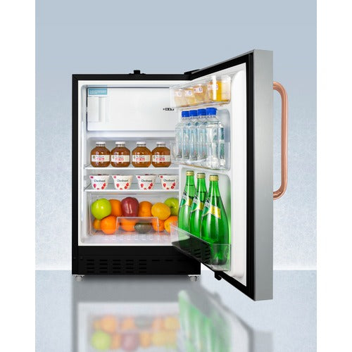 Accucold 21" Wide Built-in Refrigerator-Freezer ADA Compliant ADA302BRFZSSTBC
