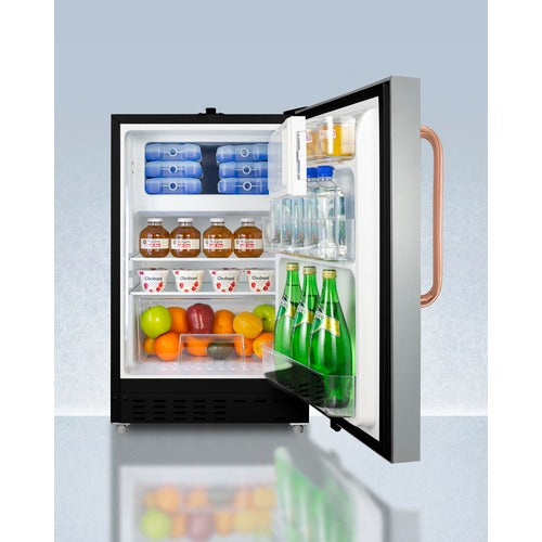 Accucold 21" Wide Built-in Refrigerator-Freezer ADA Compliant ADA302BRFZSSTBC