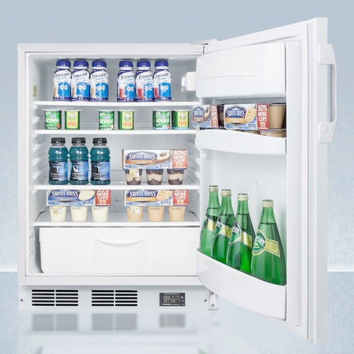 Accucold 5.5 Cu.Ft. All-Refrigerator 24" Wide ADA Compliant Digital Temp Display FF6LWBI7NZADA