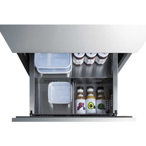 Accucold 24" Wide 2-Drawer All-Refrigerator ADA Compliant (Panels Not Included) ADRD24PNR