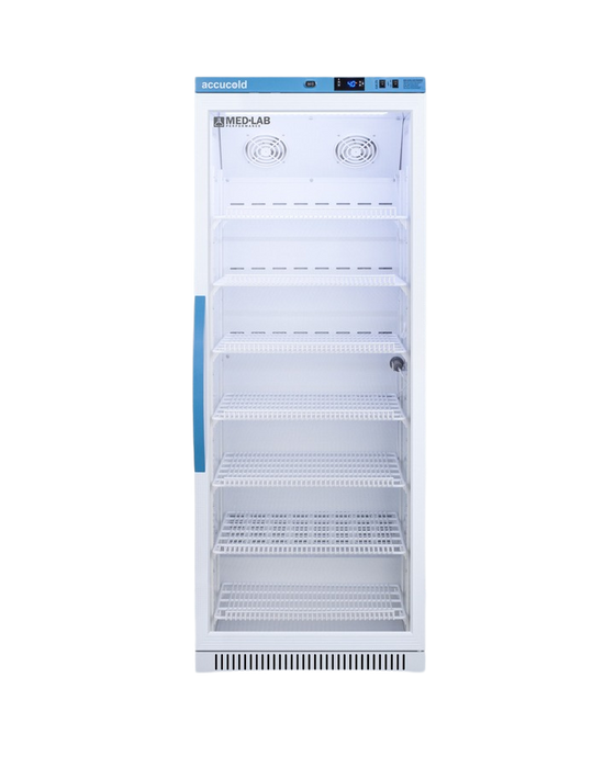 Accucold Upright Laboratory Refrigerator, 12 Cu.Ft., Glass Door - ARG12ML